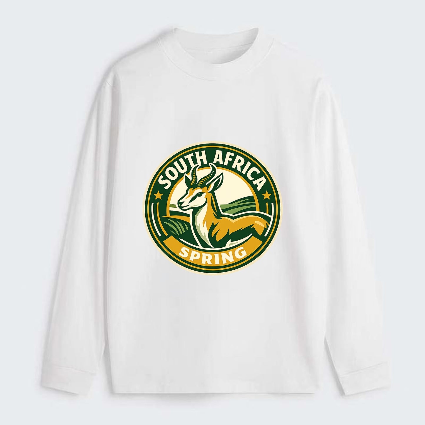 Vibrant Spring Awakening Emblem - Classic Long Sleeve Shirt - White