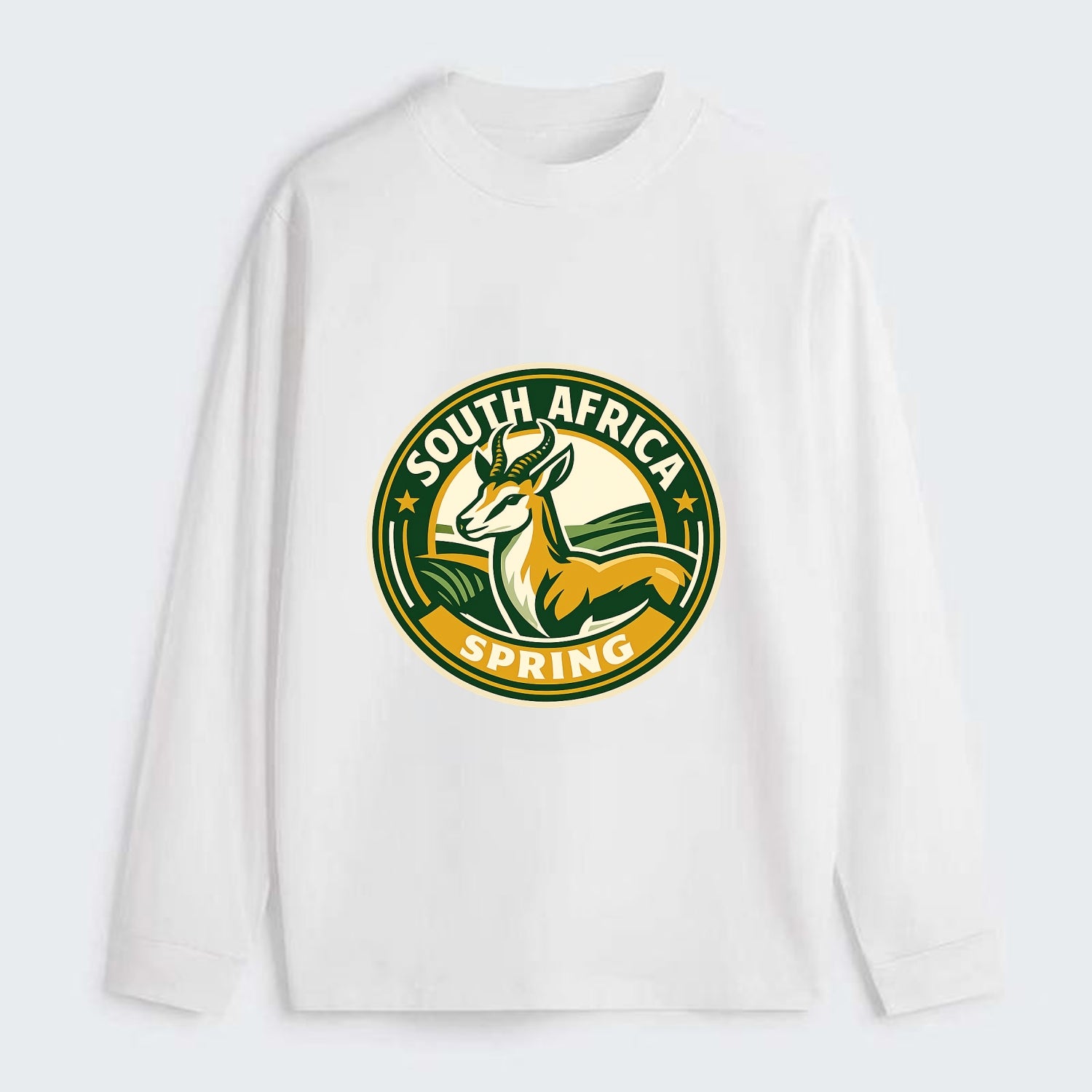 Vibrant Spring Awakening Emblem - Classic Long Sleeve Shirt - White