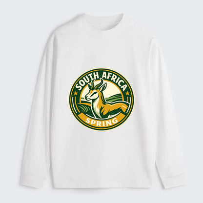 Vibrant Spring Awakening Emblem - Classic Long Sleeve Shirt - White