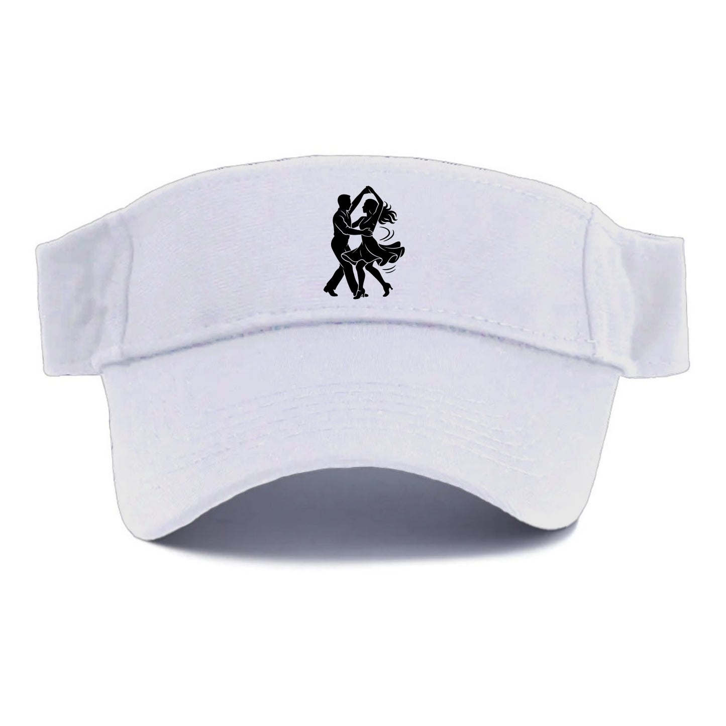 Salsa dancers spinning turn - Visor - White