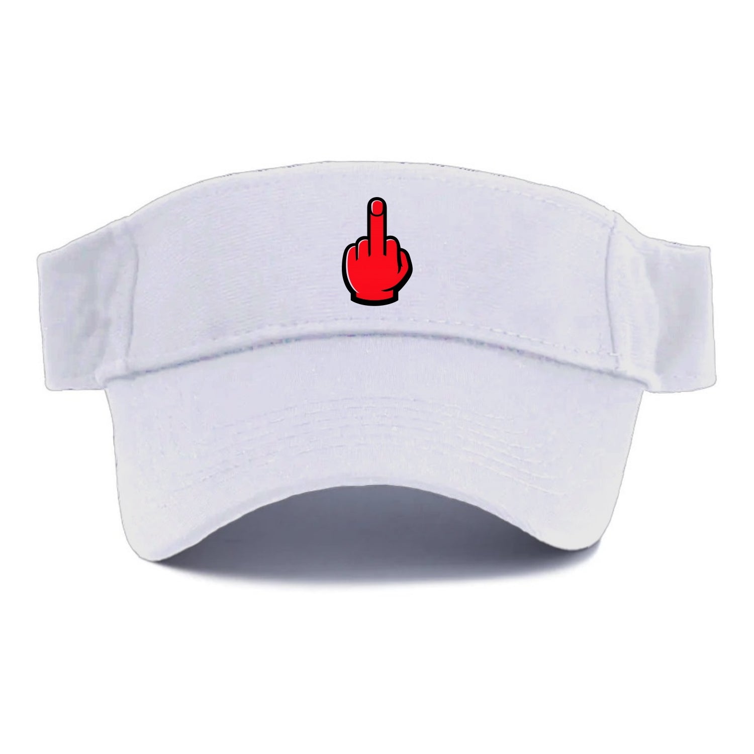 Bold Defiance Icon - Visor - White