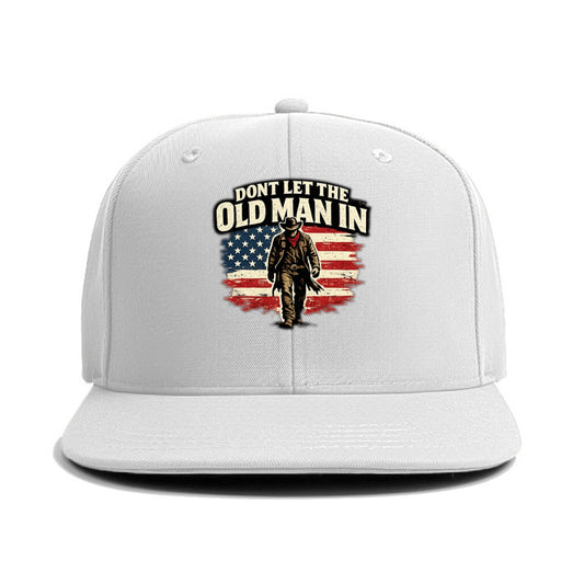 Dont Let The Old Man In Classic Snapback - White