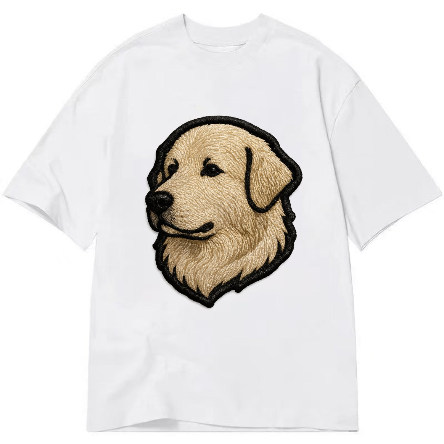Great Pyrenees - Trendy fluffy giant des - Classic T-shirt - White