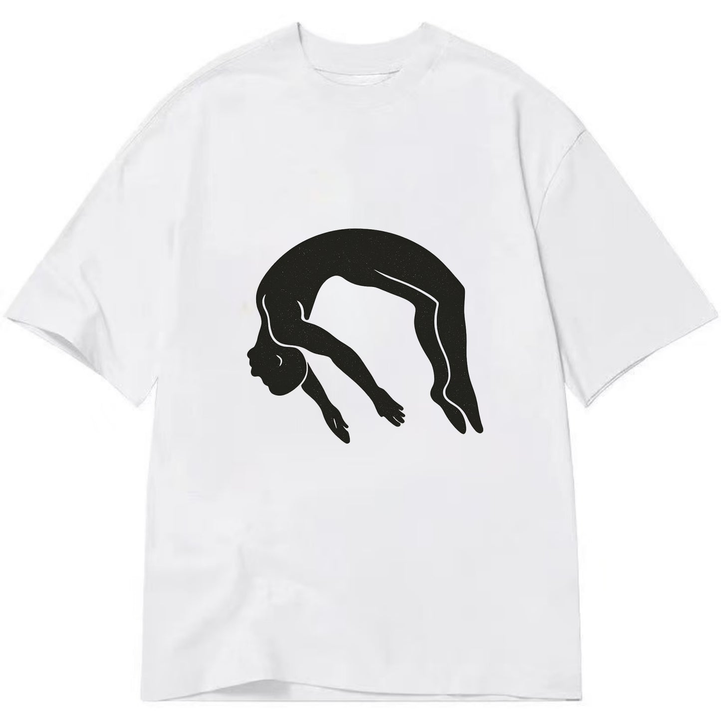 Gymnast doing a backflip - Classic T-shirt - White