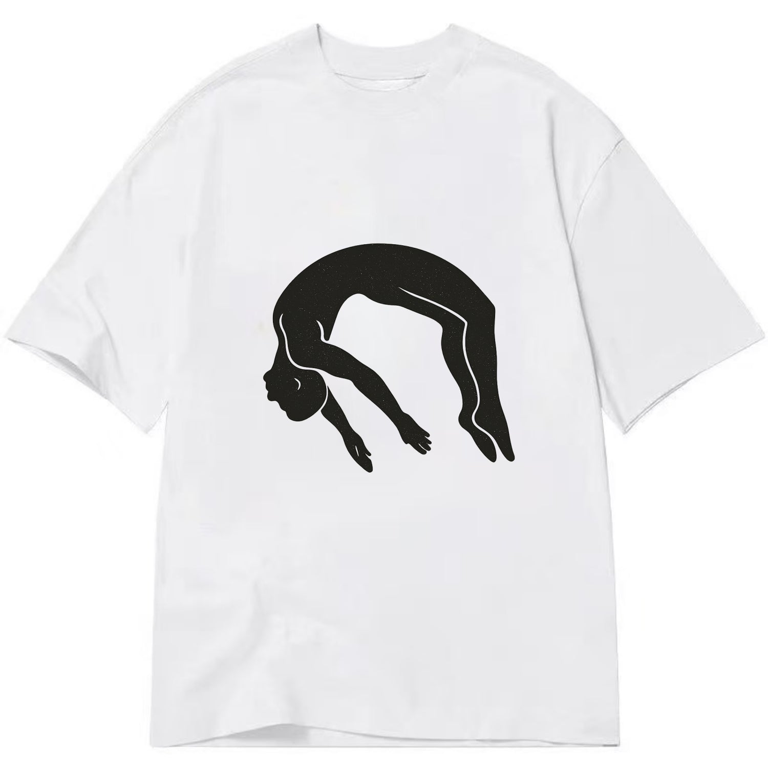 Gymnast doing a backflip - Classic T-shirt - White