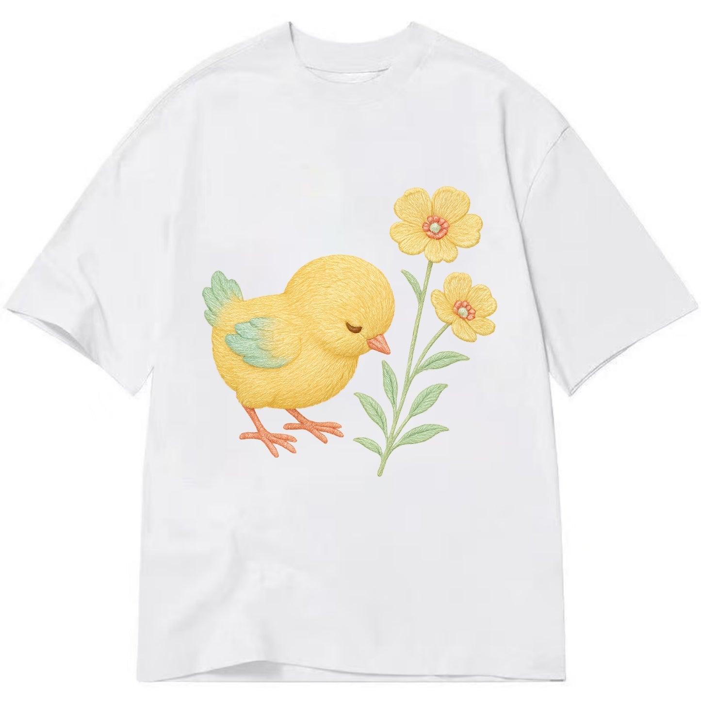 Yellow Chick - Classic T-shirt - White