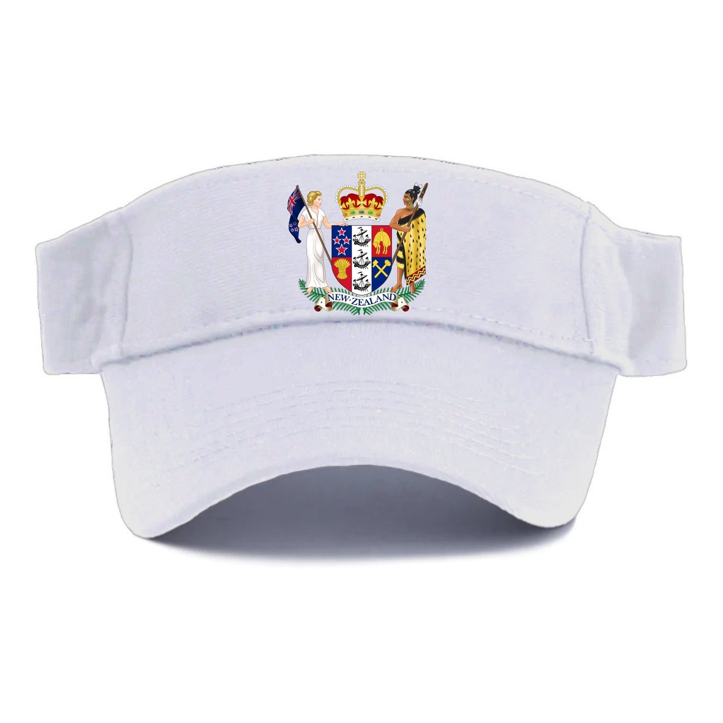 Coat Of Arms Of New Zealand - Visor - White