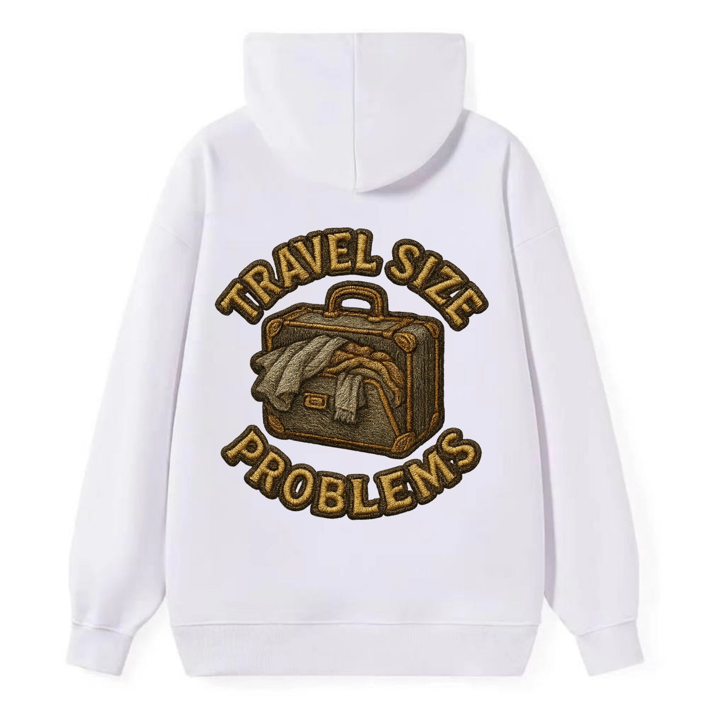 Travel Size Problems  - Classic Pullover Hoodie - White