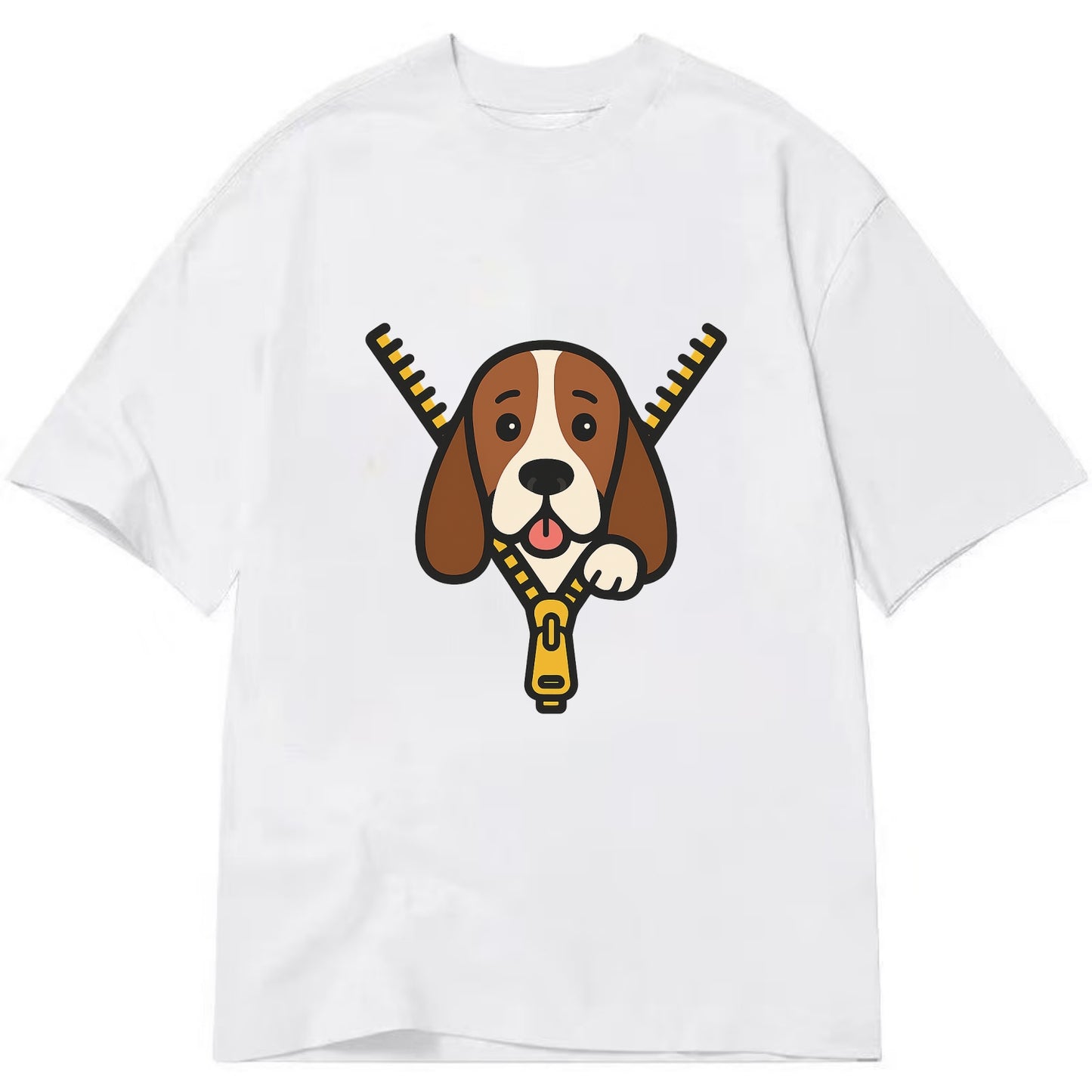 Basset Hound - Classic T-shirt - White