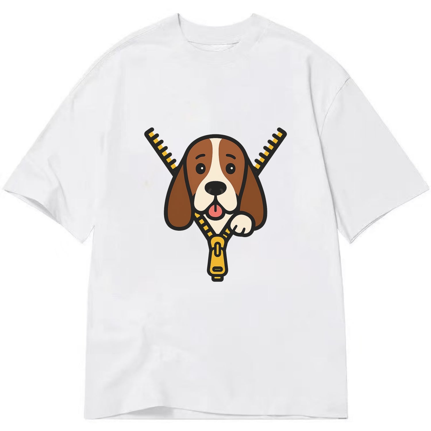 Basset Hound - Classic T-shirt - White