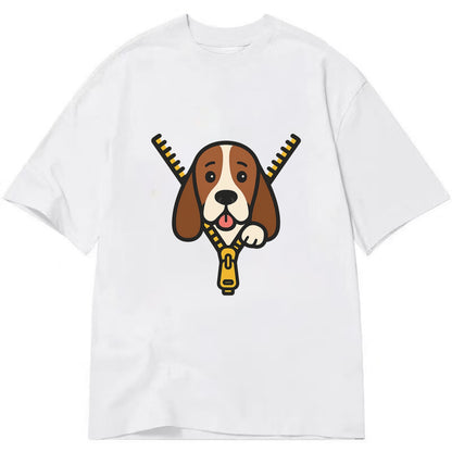 Basset Hound - Classic T-shirt - White