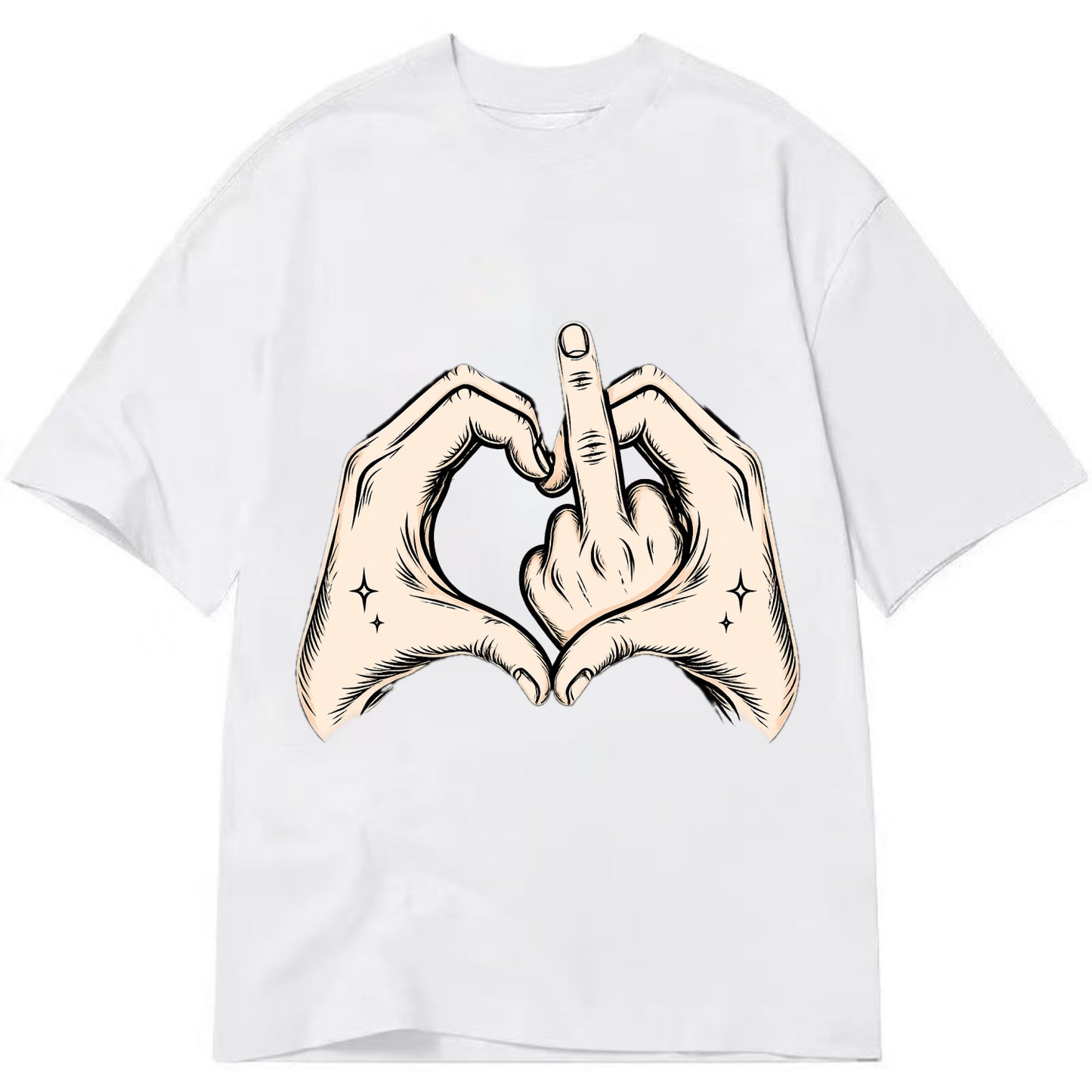 Love You Symbol - Classic T-shirt - White