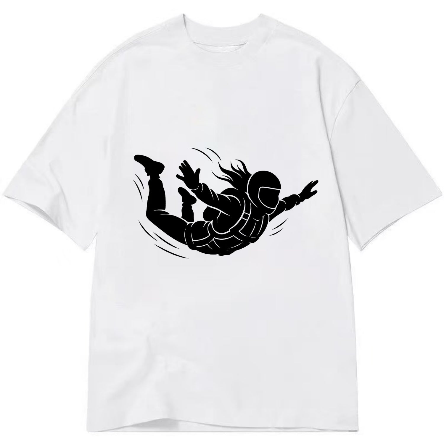 Skydiver free-fall position - Classic T-shirt - White