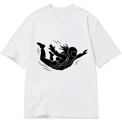 Skydiver free-fall position - Classic T-shirt - White