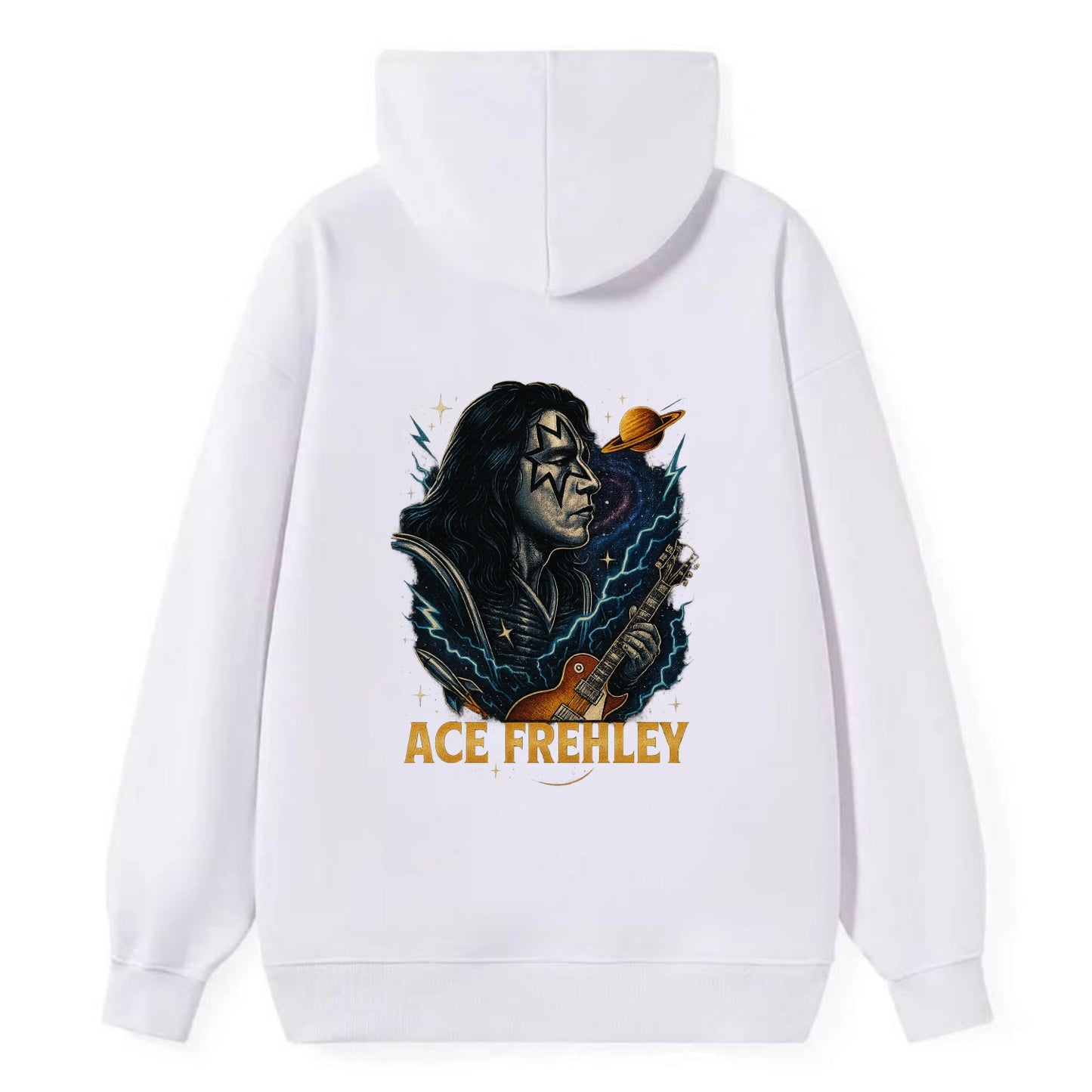 Icon Portrait - Classic Pullover Hoodie - White