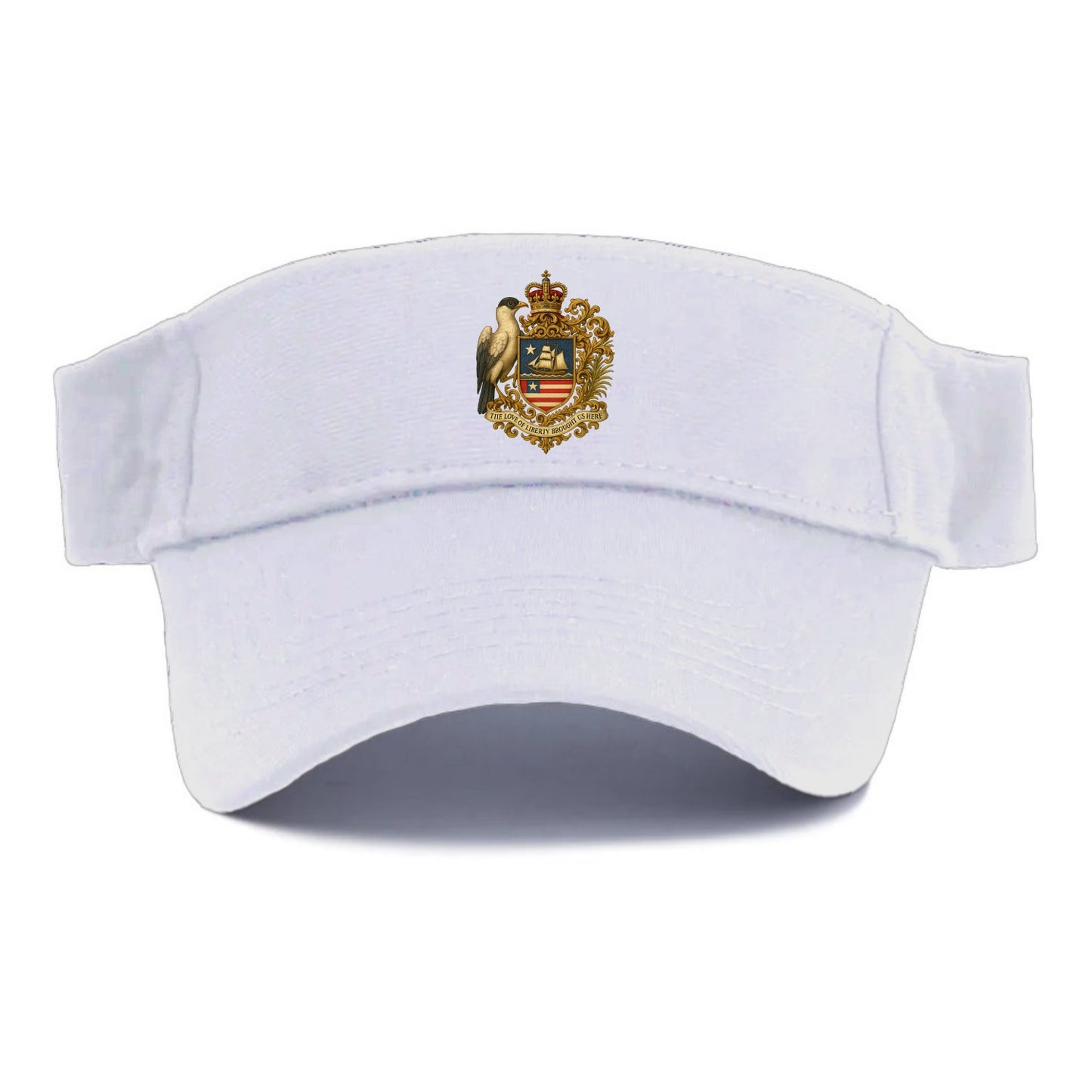Liberia Pepper Bird Emblem  - Visor - White