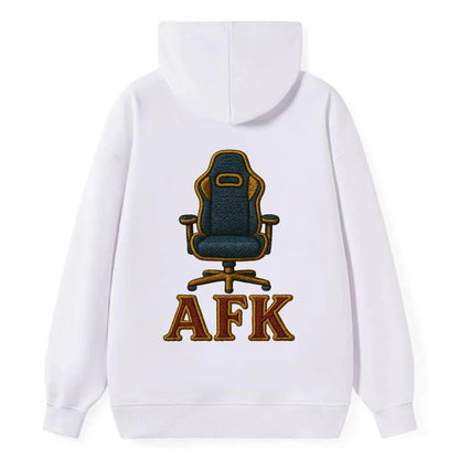 AFK   - Classic Pullover Hoodie - White