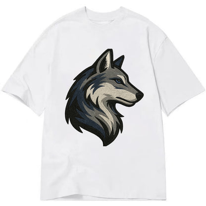 Lone Wolf Wanderer  - Classic T-shirt - White