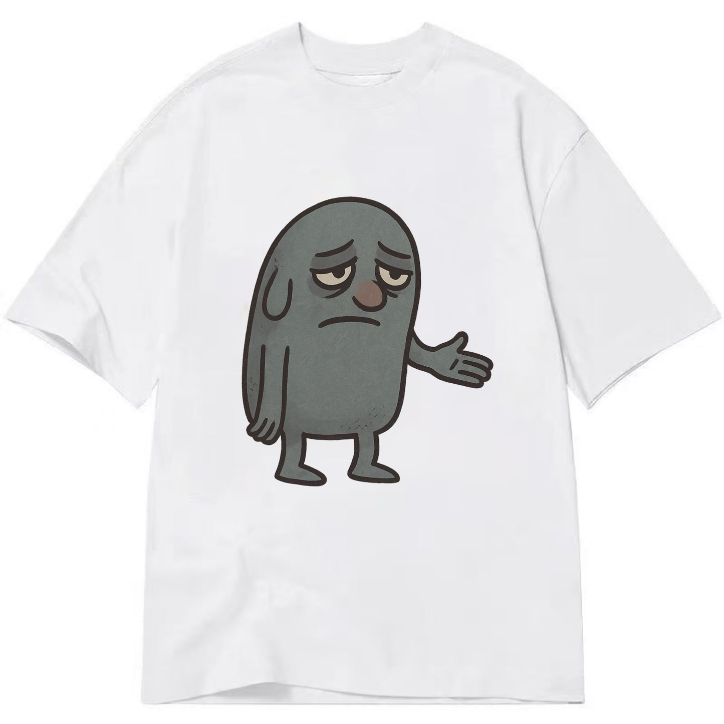 FOLLOWERS ARE GHOSTS | Transparent crowd following nobody - Classic T-shirt - White