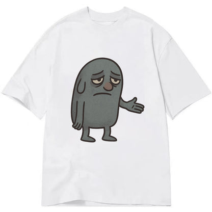 FOLLOWERS ARE GHOSTS | Transparent crowd following nobody - Classic T-shirt - White