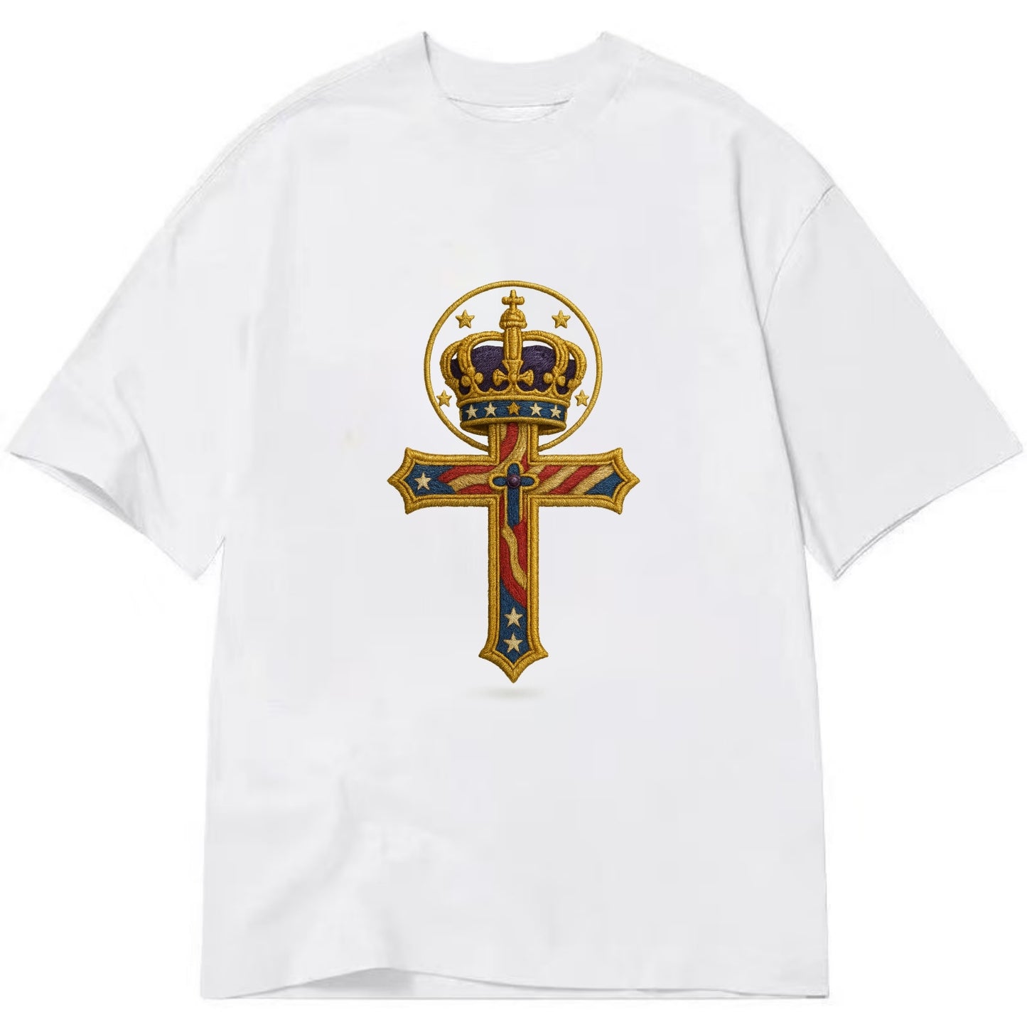 Cross and Crown  - Classic T-shirt - White