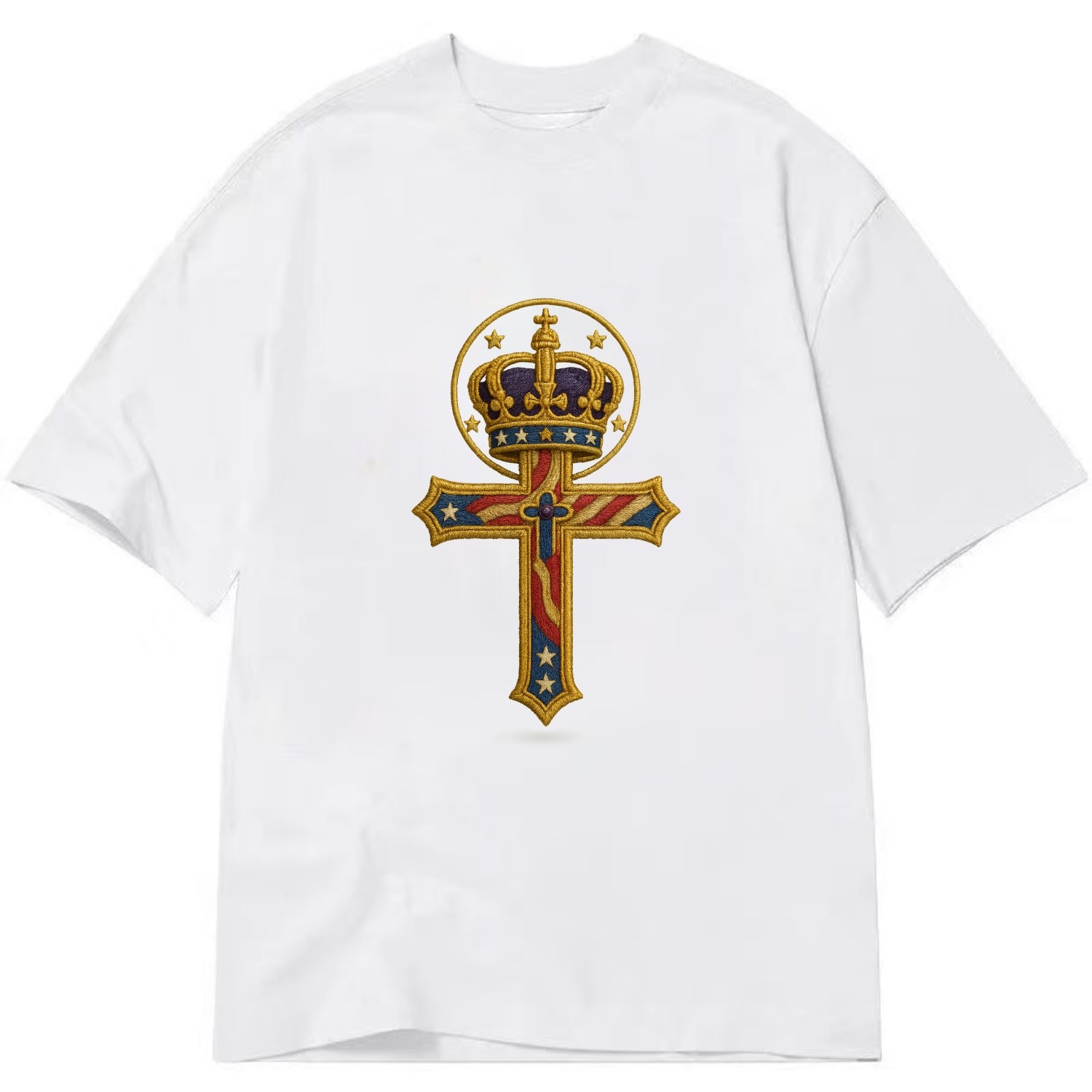 Cross and Crown  - Classic T-shirt - White