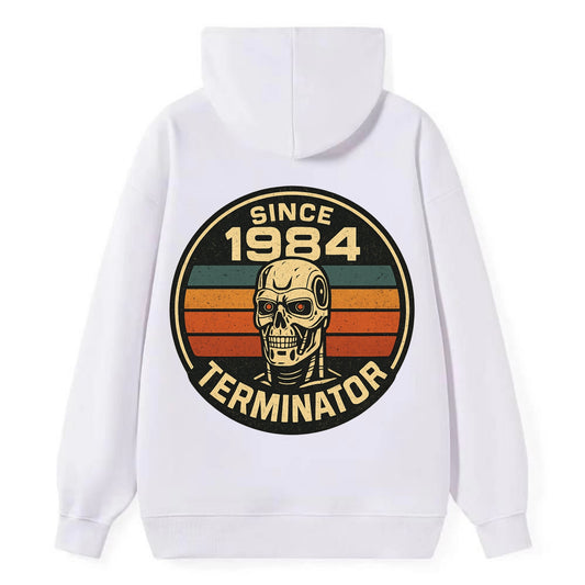 Terminator - Classic Pullover Hoodie - White