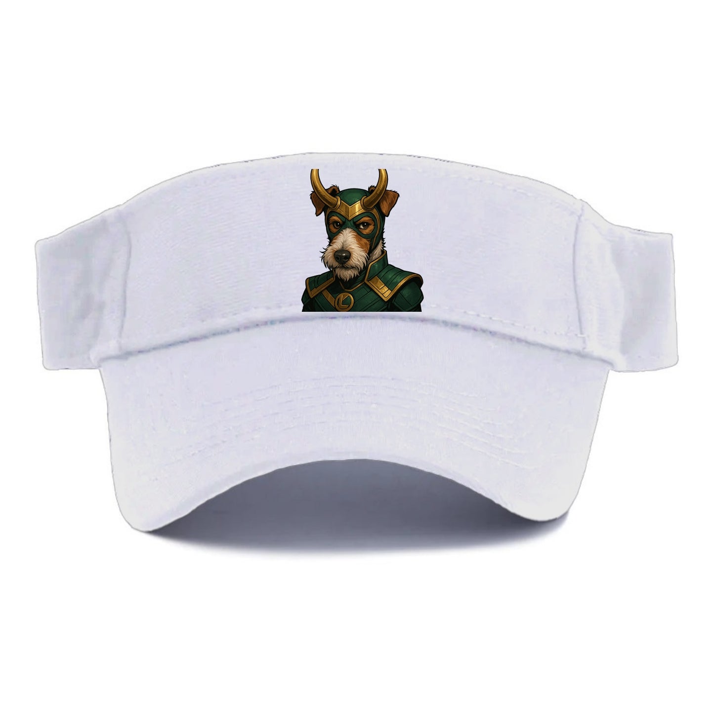 Fox Terrier Loki  - Visor - White