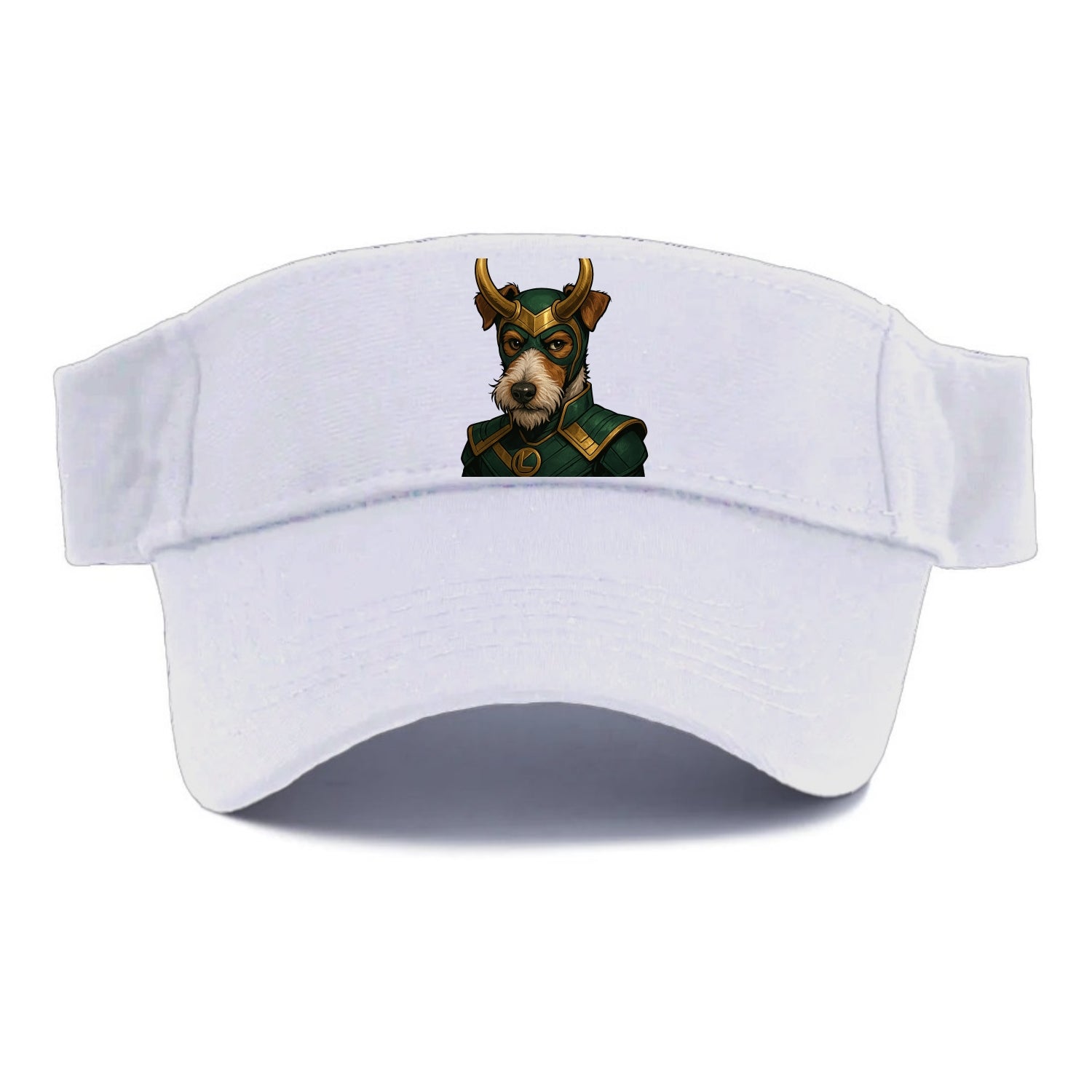 Fox Terrier Loki  - Visor - White