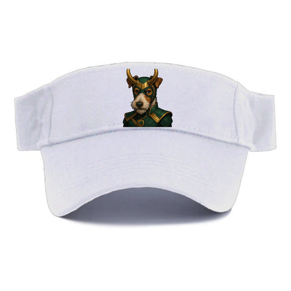 Fox Terrier Loki  - Visor - White