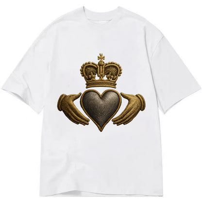 Claddagh Symbol  - Classic T-shirt - White