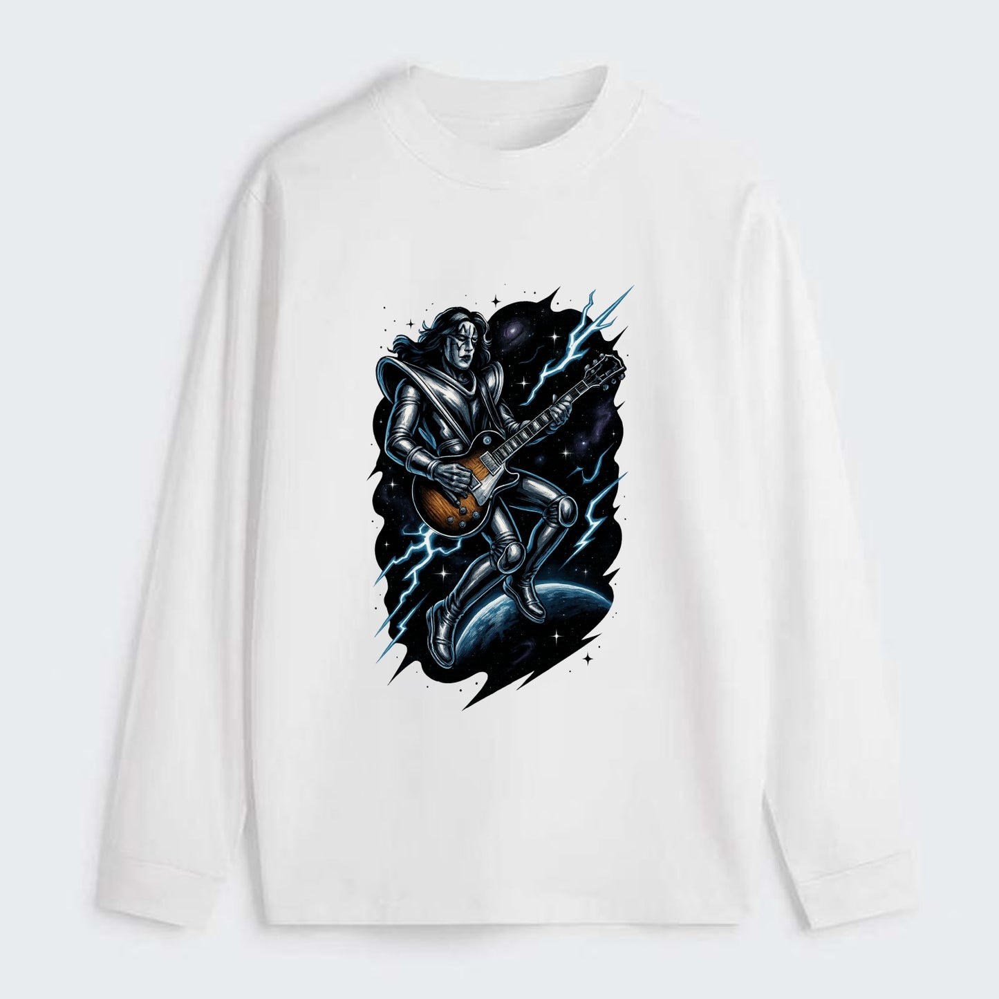 Ace in Zero Gravity - Classic Long Sleeve Shirt - White