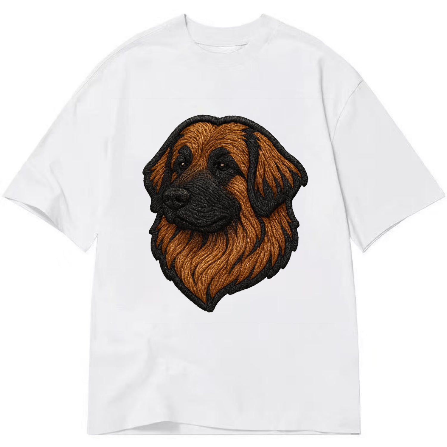Leonberger - Contemporary lion-mane desi - Classic T-shirt - White