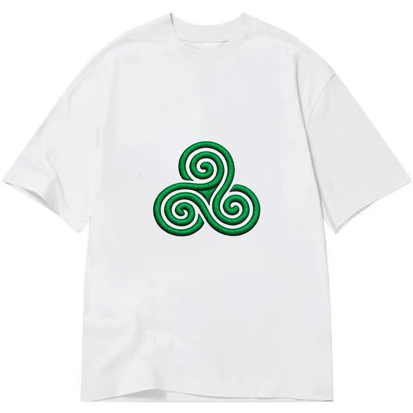 Triple Spiral - Classic T-shirt - White