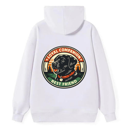Noble Companion Emblem - Classic Pullover Hoodie - White