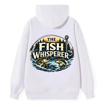 The Fish Whisperer - Classic Pullover Hoodie - White