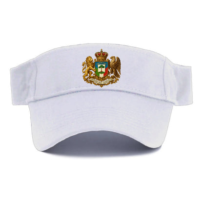 Equatorial Guinea Silk Cotton Tree Emblem  - Visor - White