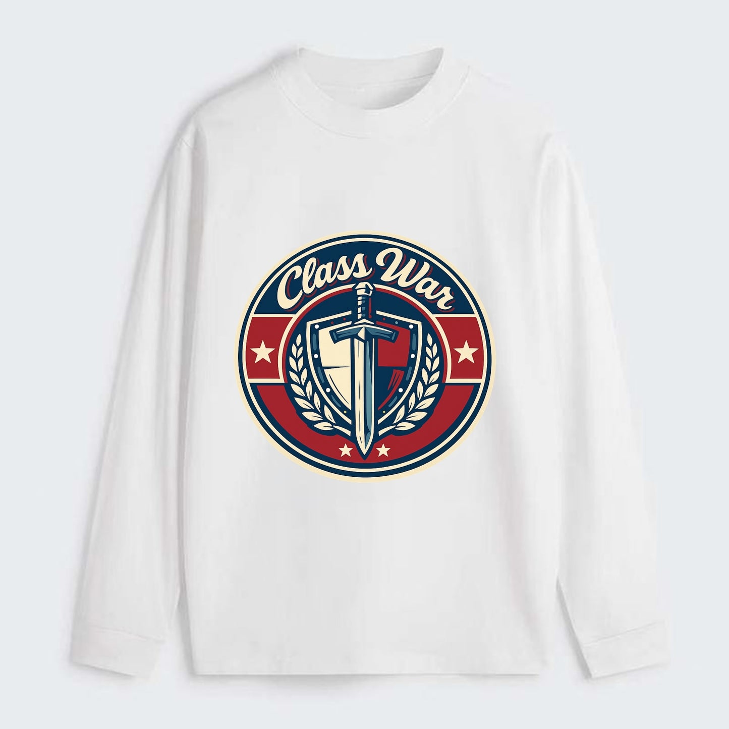 class war - Classic Long Sleeve Shirt - White