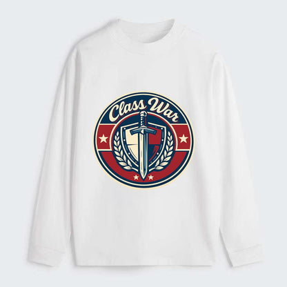 class war - Classic Long Sleeve Shirt - White