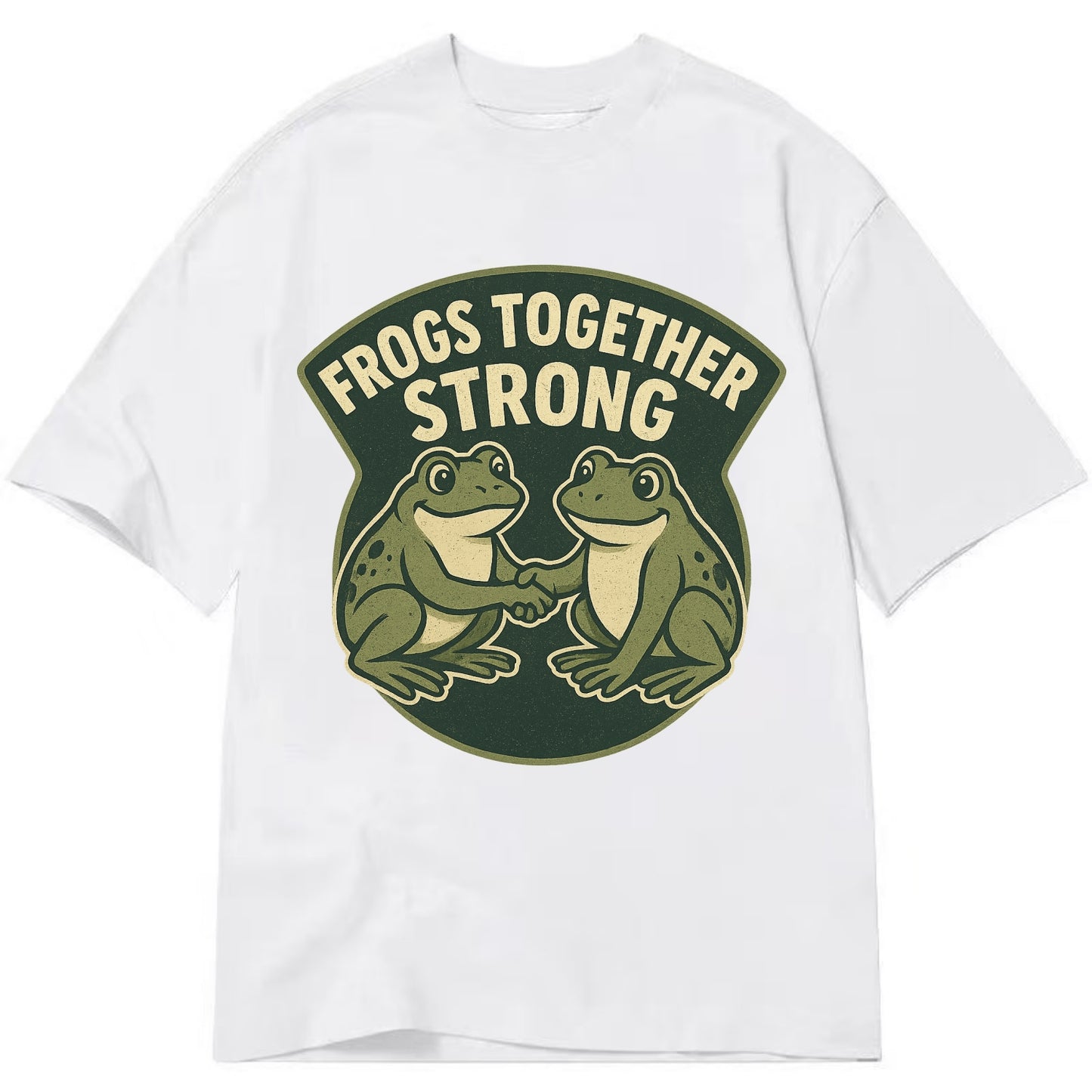 Frogs Together Strong 3 - Classic T-shirt - White