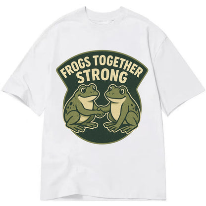 Frogs Together Strong 3 - Classic T-shirt - White
