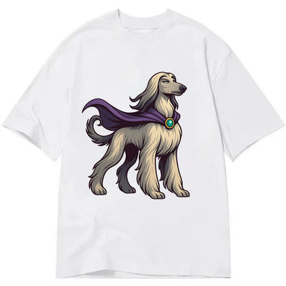 Afghan Hound Mystic Hero  - Classic T-shirt - White