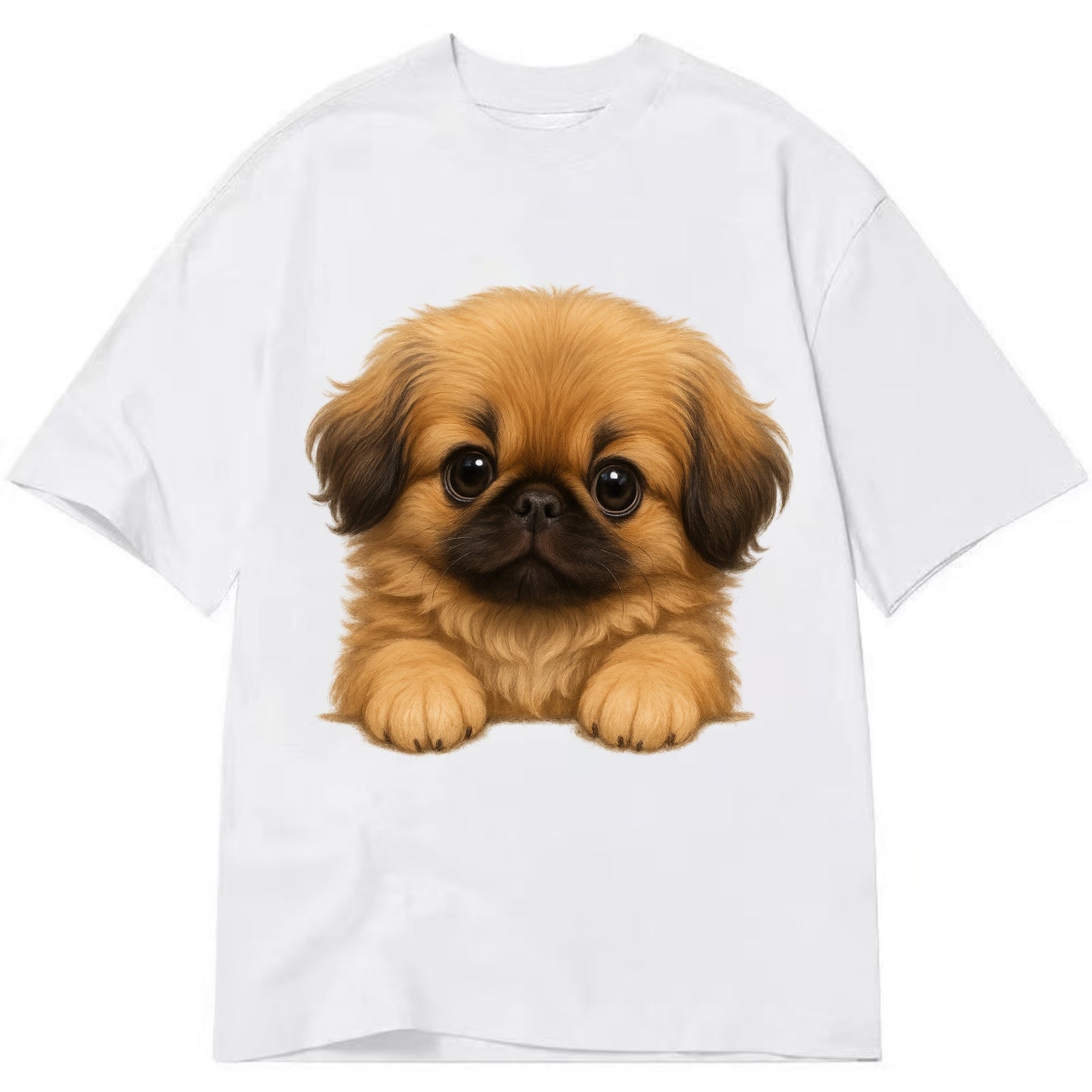 Pekingese  - Classic T-shirt - White