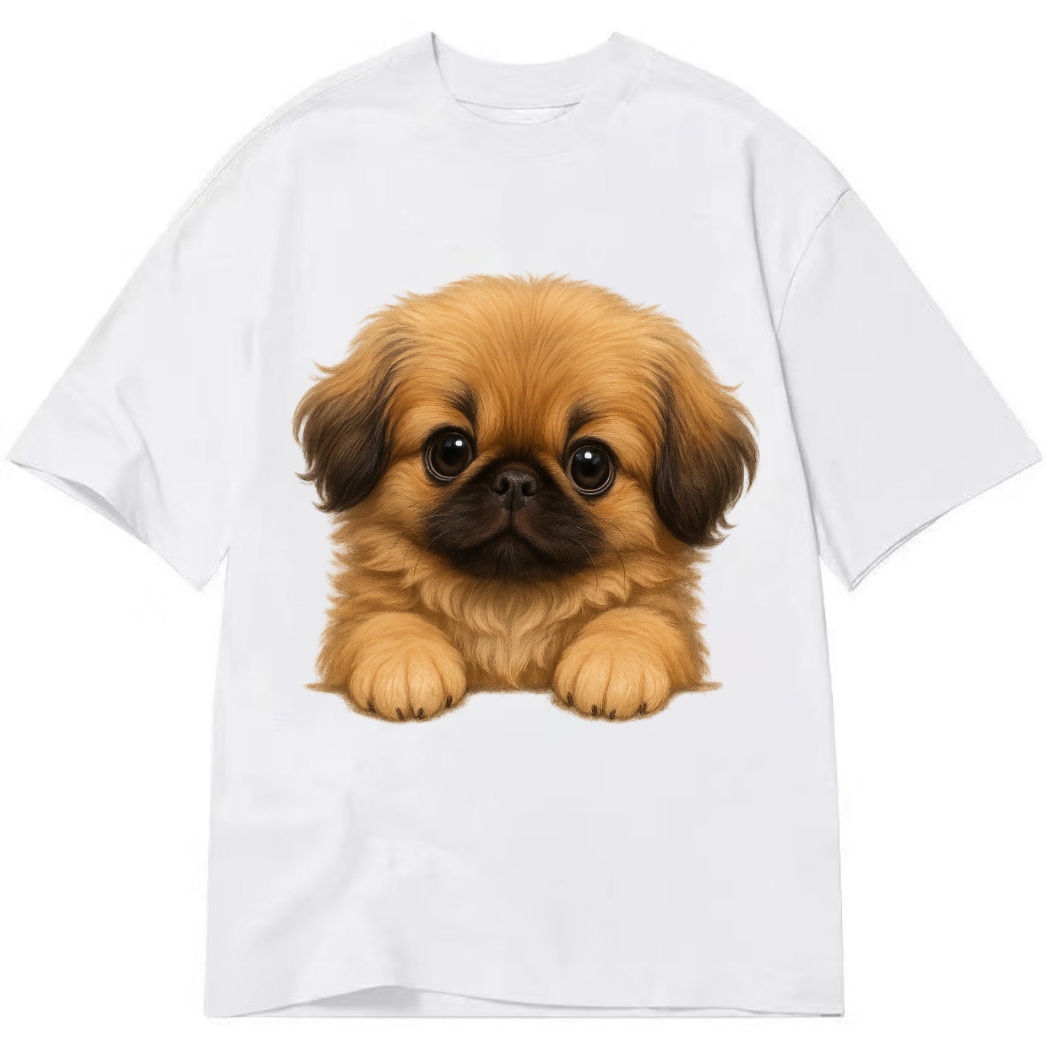 Pekingese  - Classic T-shirt - White