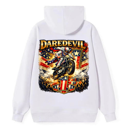 Daredevil Stunt Rider - Classic Pullover Hoodie - White