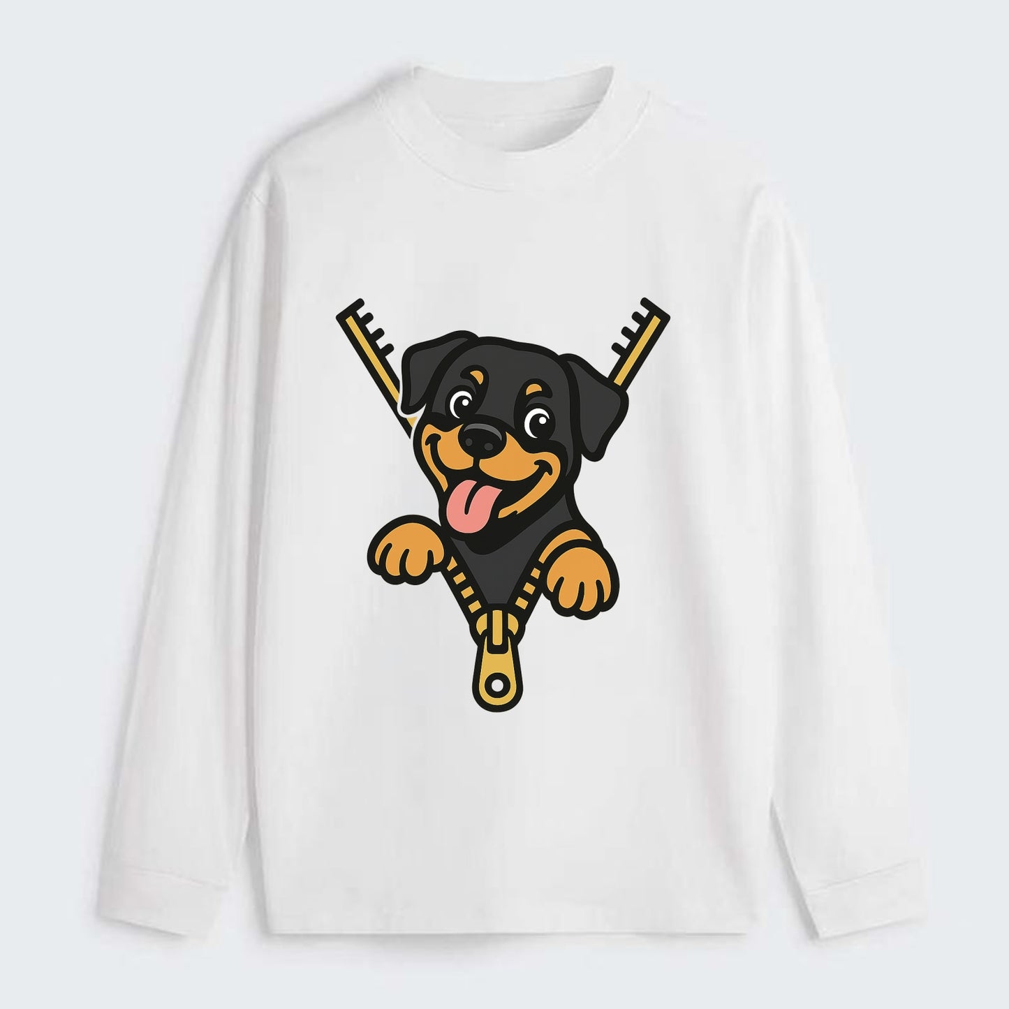 Rottweiler - Classic Long Sleeve Shirt - White