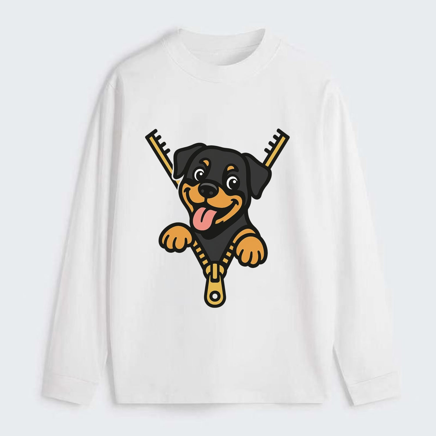 Rottweiler - Classic Long Sleeve Shirt - White