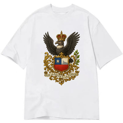 Chile Andean Condor Emblem  - Classic T-shirt - White