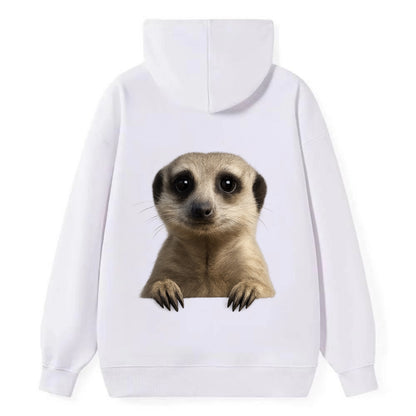 Meerkat  - Classic Pullover Hoodie - White