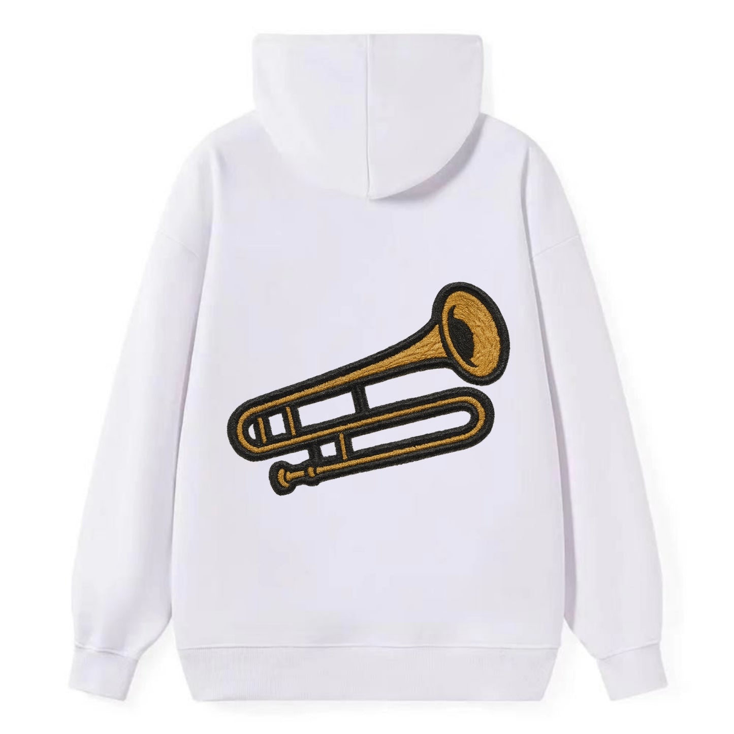 Trombone  - Classic Pullover Hoodie - White
